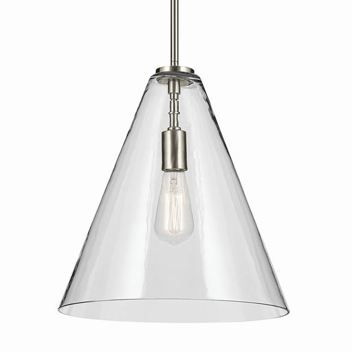 Kichler 42200NI One Light Pendant, Brushed Nickel (2)