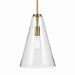 Kichler 42199NBRCS One Light Pendant, Natural Brass (2)