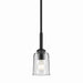 Kichler 43674BKCLR One Light Mini Pendant, Black (2)
