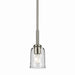Kichler 43674NICLR One Light Mini Pendant, Brushed Nickel (2)