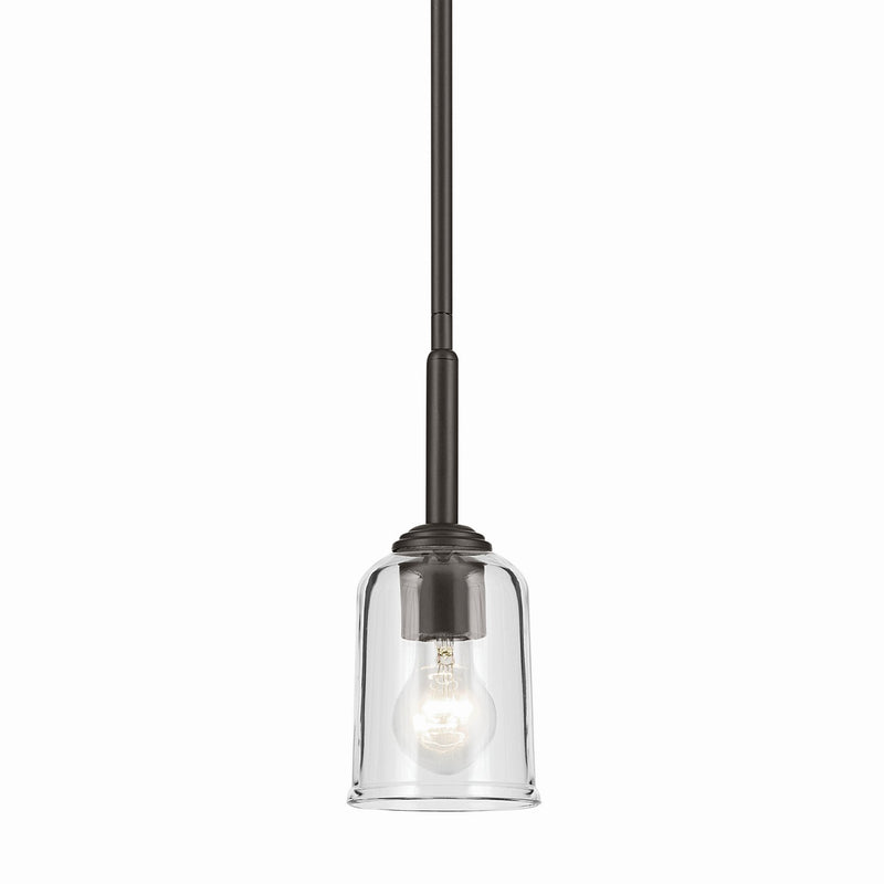 Kichler 43674OZCLR One Light Mini Pendant, Olde Bronze (2)