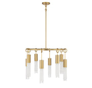Savoy House 1-1366-8-322 Eight Light Chandelier, Warm Brass (2)