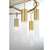 Savoy House 1-1366-8-322 Eight Light Chandelier, Warm Brass (6)