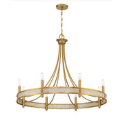 Savoy House 1-2054-8-322 Eight Light Chandelier, Warm Brass (3)