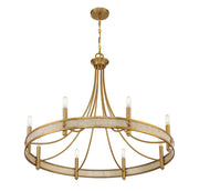 Savoy House 1-2054-8-322 Eight Light Chandelier, Warm Brass (4)