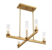 Savoy House 1-2634-5-322 Five Light Chandelier, Warm Brass (4)
