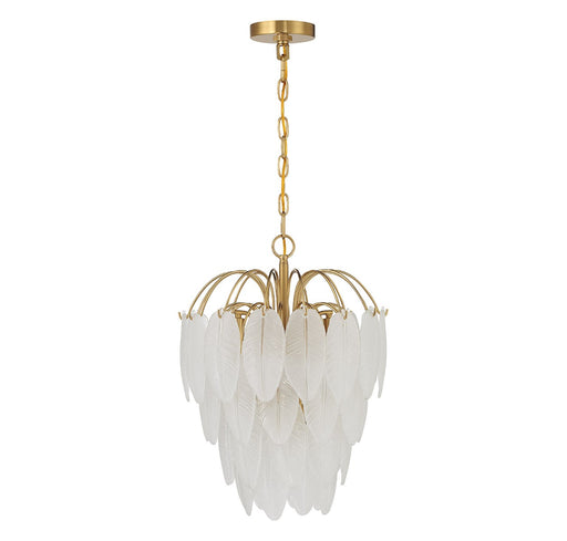 Savoy House 1-3507-5-322 Five Light Chandelier, Warm Brass (2)