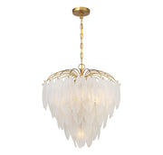 Savoy House 1-3508-6-322 Six Light Chandelier, Warm Brass (3)