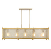 Savoy House 1-3802-5-322 Five Light Linear Chandelier, Warm Brass (5)