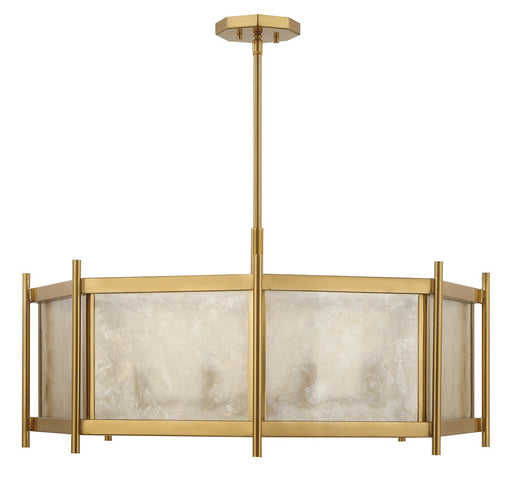 Savoy House 1-3803-8-322 Eight Light Chandelier, Warm Brass (2)