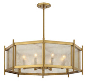 Savoy House 1-3803-8-322 Eight Light Chandelier, Warm Brass (3)