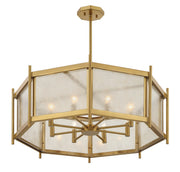 Savoy House 1-3803-8-322 Eight Light Chandelier, Warm Brass (4)
