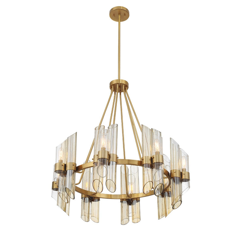 Savoy House 1-9105-8-322 Eight Light Chandelier, Warm Brass (4)