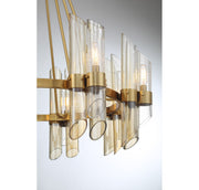 Savoy House 1-9105-8-322 Eight Light Chandelier, Warm Brass (6)