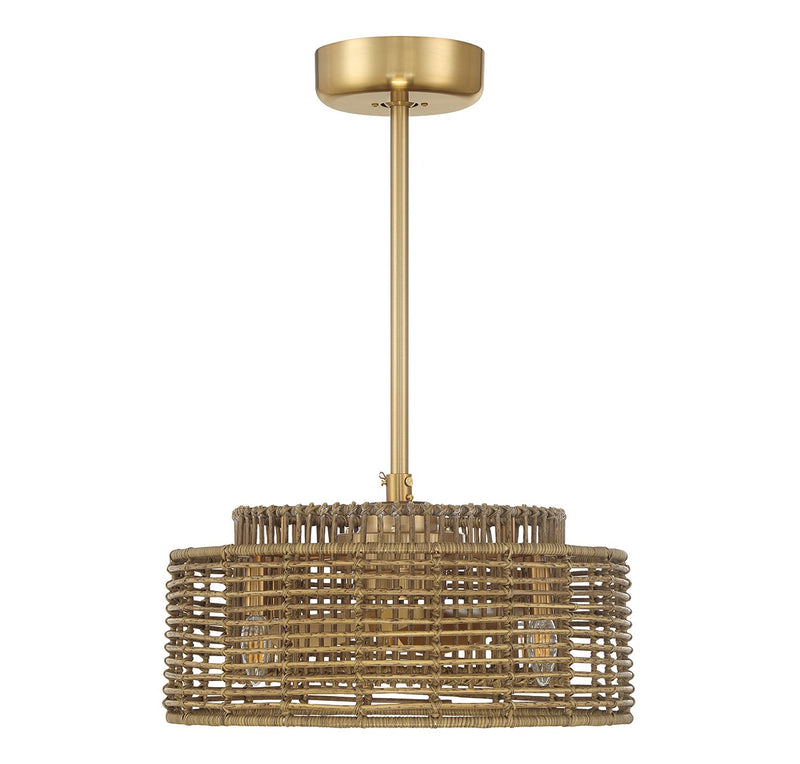 Savoy House 20-FD-155-322 LED Fan D'Lier, Warm Brass (2)