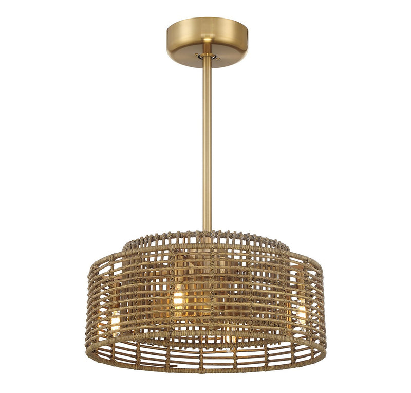 Savoy House 20-FD-155-322 LED Fan D'Lier, Warm Brass (5)