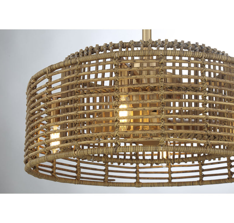 Savoy House 20-FD-155-322 LED Fan D'Lier, Warm Brass (6)