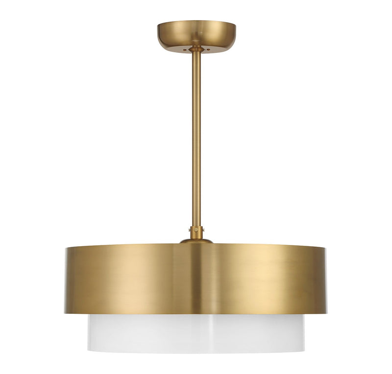Savoy House 22-FD-445-322 LED Fan D'Lier, Warm Brass (2)