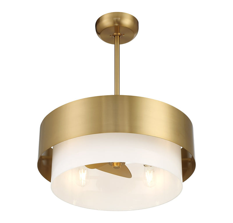 Savoy House 22-FD-445-322 LED Fan D'Lier, Warm Brass (4)