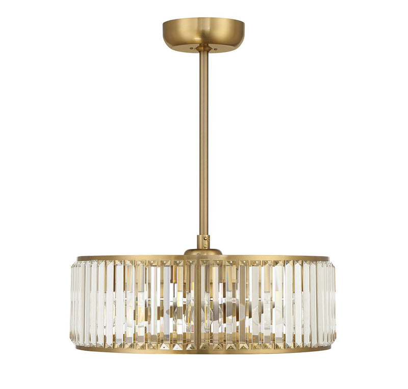 Savoy House 23-FD-245-322 LED Fan D'Lier, Warm Brass (2)