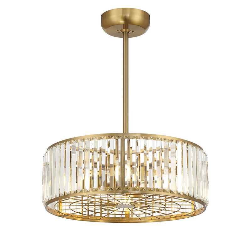 Savoy House 23-FD-245-322 LED Fan D'Lier, Warm Brass (3)