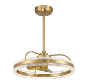 Savoy House 24-FD-555-322 LED Fan D'Lier, Warm Brass (5)