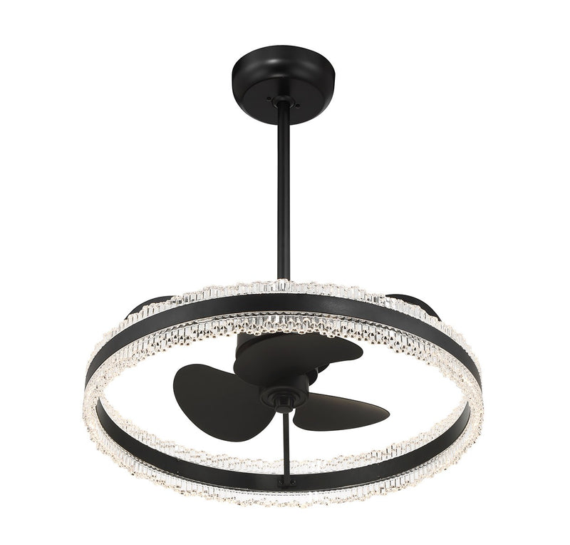 Savoy House 24-FD-555-89 LED Fan D'Lier, Matte Black (4)