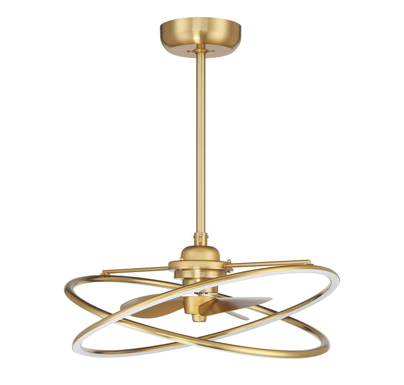 Savoy House 24-FD-745-322 LED Fan D'Lier, Warm Brass (2)