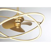 Savoy House 24-FD-745-322 LED Fan D'Lier, Warm Brass (6)