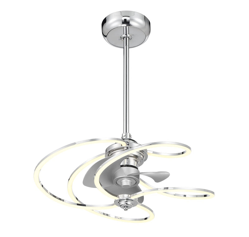 Savoy House 24-FD-945-11 LED Fan D'Lier, Polished Chrome (4)