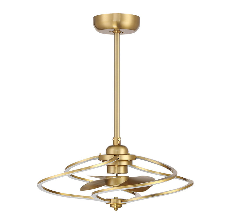 Savoy House 24-FD-945-322 LED Fan D'Lier, Warm Brass (2)