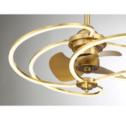 Savoy House 24-FD-945-322 LED Fan D'Lier, Warm Brass (6)