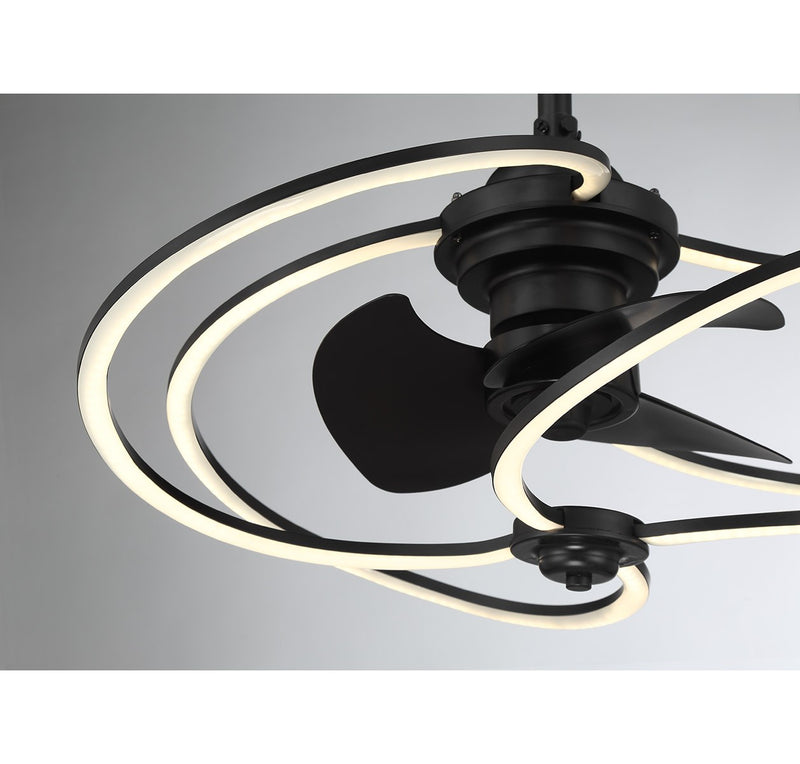 Savoy House 24-FD-945-89 LED Fan D'Lier, Matte Black (6)