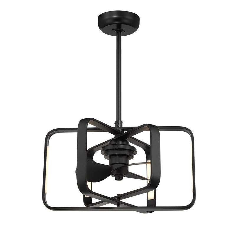 Savoy House 24-FD-955-89 LED Fan D'Lier, Matte Black (3)