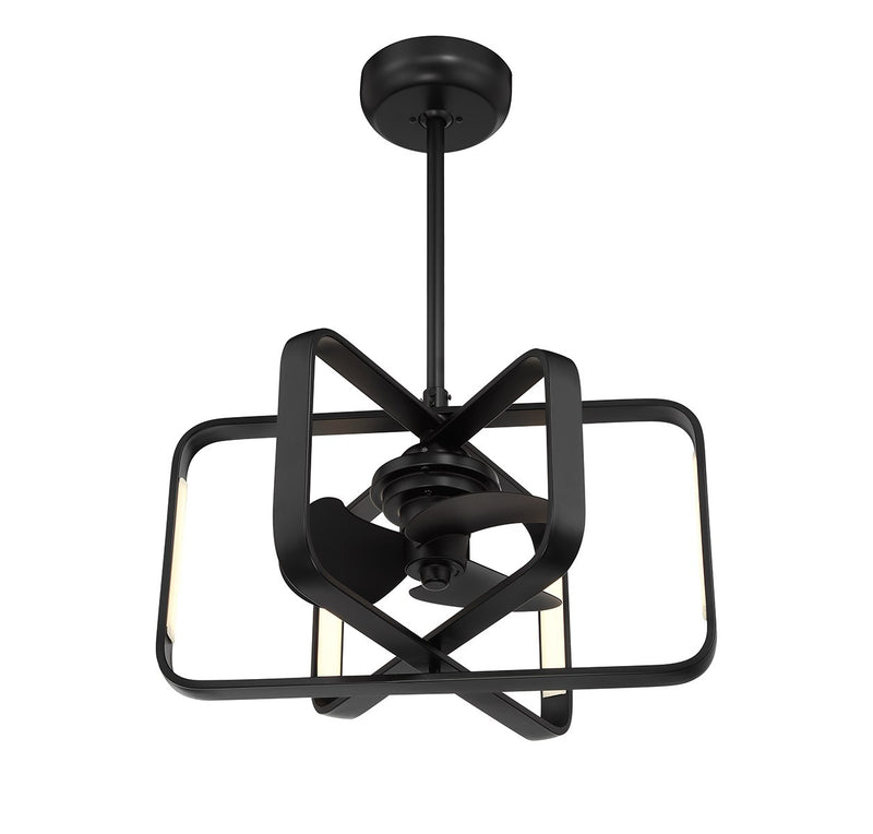 Savoy House 24-FD-955-89 LED Fan D'Lier, Matte Black (4)