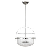 Savoy House 6-4723-4-11 Four Light Convertible Semi-Flush/Pendant, Polished Chrome (2)