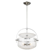 Savoy House 6-4723-4-11 Four Light Convertible Semi-Flush/Pendant, Polished Chrome (4)