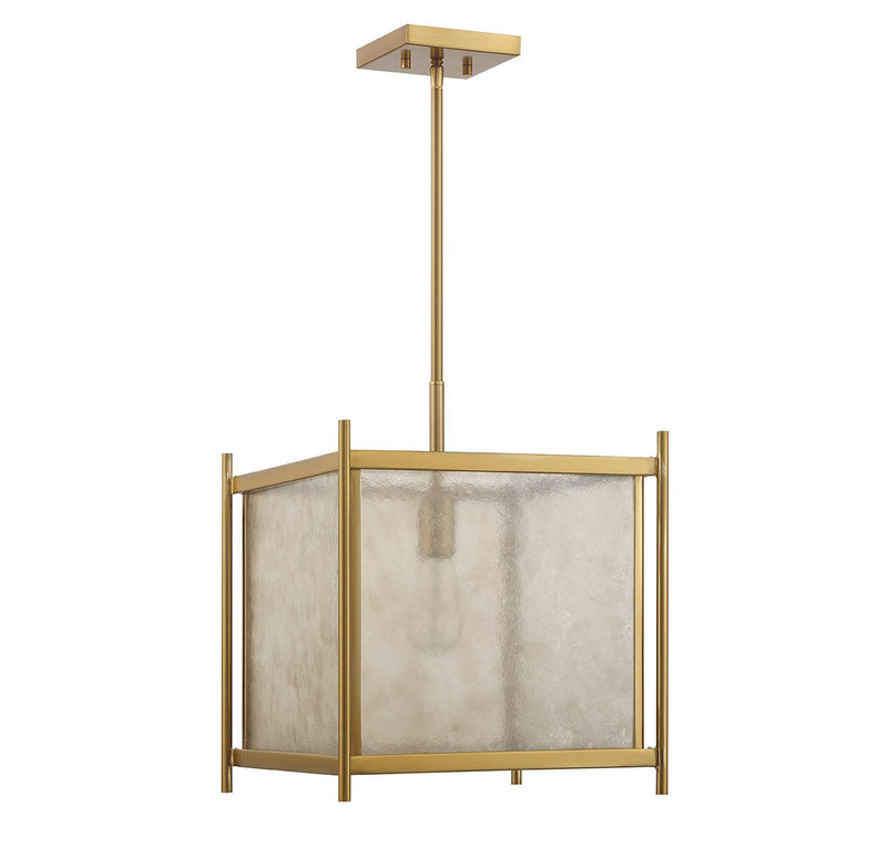 Savoy House 7-3801-1-322 One Light Pendant, Warm Brass (2)