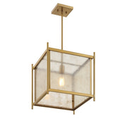 Savoy House 7-3801-1-322 One Light Pendant, Warm Brass (4)
