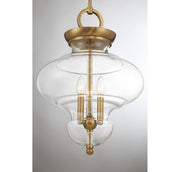 Savoy House 7-5801-3-322 Three Light Pendant, Warm Brass (5)