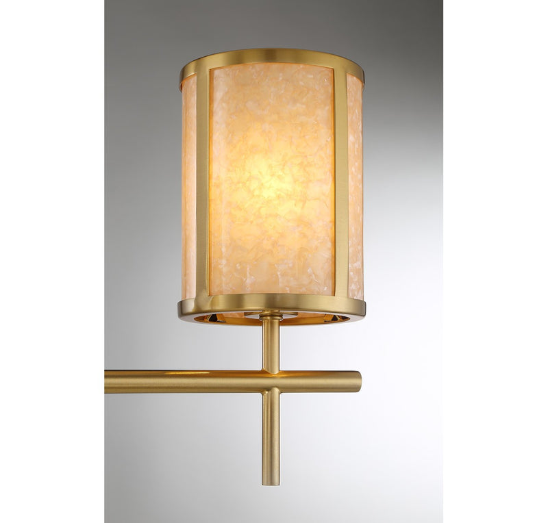 Savoy House 8-2055-3-322 Three Light Bathroom Vanity, Warm Brass (6)