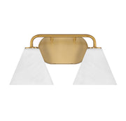 Savoy House 8-2988-2-322 Two Light Bathroom Vanity, Warm Brass (2)