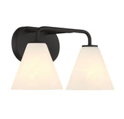 Savoy House 8-2988-2-BK Two Light Bathroom Vanity, Matte Black (4)