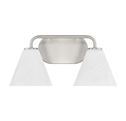 Savoy House 8-2988-2-SN Two Light Bathroom Vanity, Satin Nickel (2)