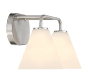 Savoy House 8-2988-2-SN Two Light Bathroom Vanity, Satin Nickel (5)