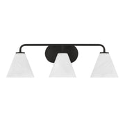 Savoy House 8-2988-3-BK Three Light Bathroom Vanity, Matte Black (2)