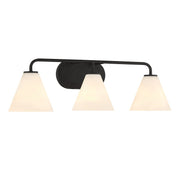 Savoy House 8-2988-3-BK Three Light Bathroom Vanity, Matte Black (3)