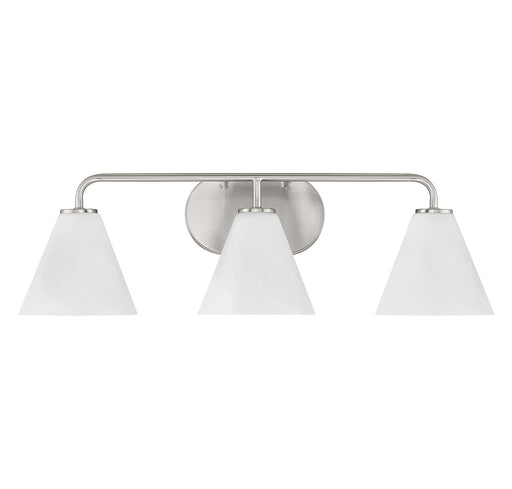 Savoy House 8-2988-3-SN Three Light Bathroom Vanity, Satin Nickel (2)