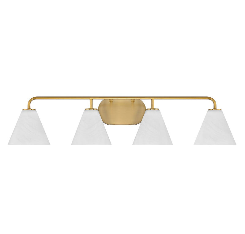 Savoy House 8-2988-4-322 Four Light Bathroom Vanity, Warm Brass (2)