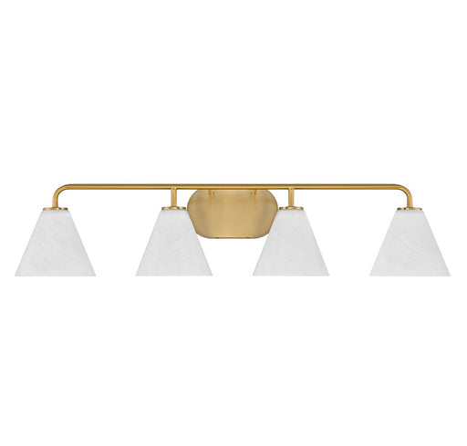 Savoy House 8-2988-4-322 Four Light Bathroom Vanity, Warm Brass (2)